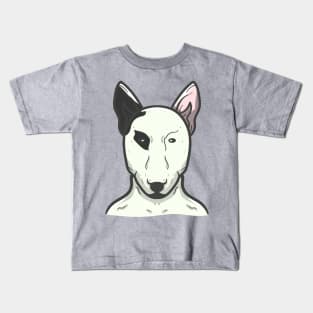 Cute Bull Terrier Dog Kids T-Shirt